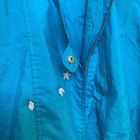 Vintage Blue Windbreaker Jacket - Picture 4 of 5
